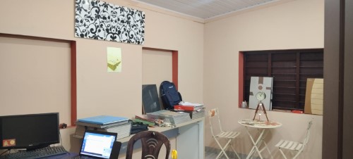Office workspace interior